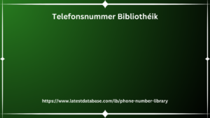 Telefonsnummer Bibliothéik