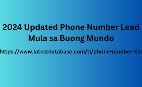 2024 Updated Phone Number Lead Mula sa Buong Mundo