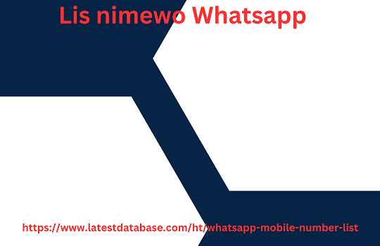 Lis nimewo Whatsapp