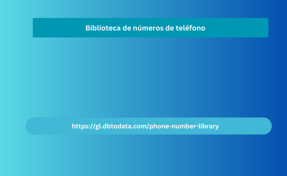 Biblioteca de números de teléfono