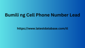 Bumili ng Cell Phone Number Lead