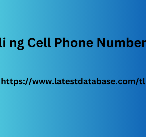 Bumili ng Cell Phone Number Lead