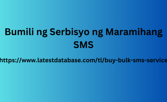 Bumili ng Serbisyo ng Maramihang SMS