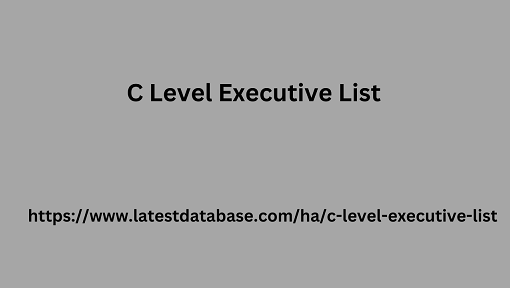 C Level Executive List