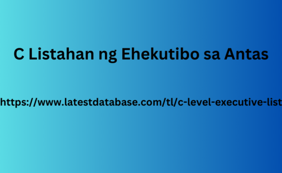 C Listahan ng Ehekutibo sa Antas