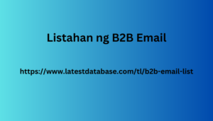 Listahan ng B2B Email