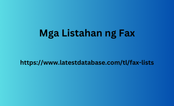 Mga Listahan ng Fax