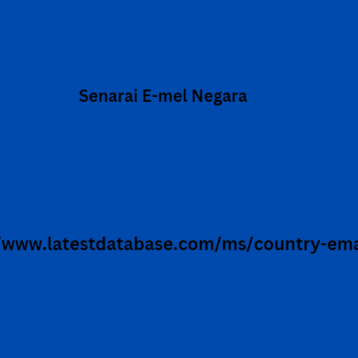 Senarai E-mel Negara