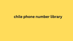 chile phone number library