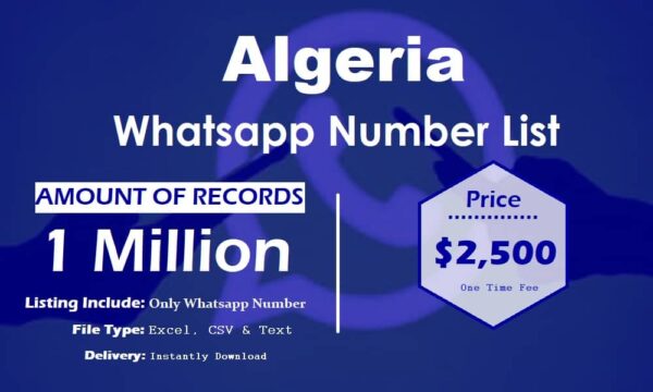 Algeria WhatsApp Analytics Data 1 Million