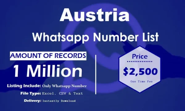 Austria WhatsApp Analytics Data 500K