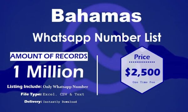 Bahamas WhatsApp Analytics Data 500K