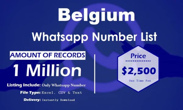 Belgium WhatsApp Analytics Data 1 Million