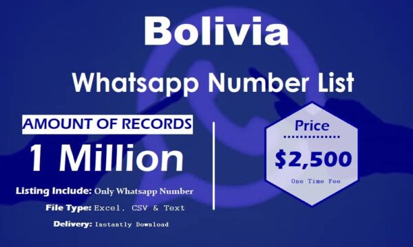 Bolivia WhatsApp Analytics Data 50K