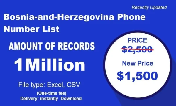 Bosnia and Herzegovina Phone Analytics Data 3 Million