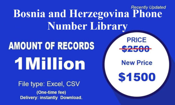 Bosnia and Herzegovina Phone Analytics Data 1 Million