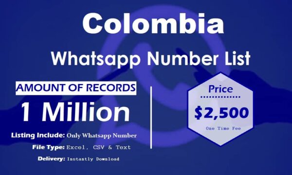 Colombia WhatsApp Analytics Data 1 Million