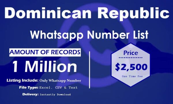 Dominican Republic WhatsApp Analytics Data 5 Million