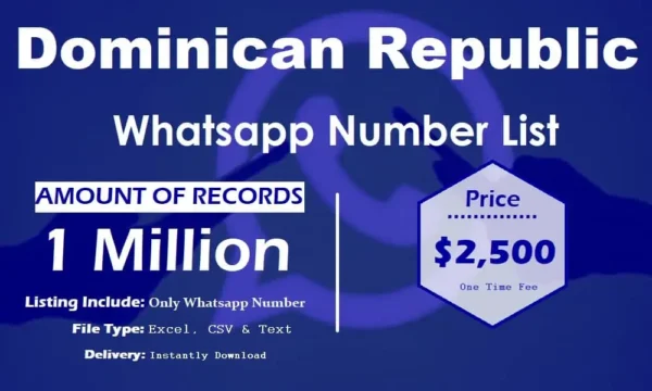 Dominican Republic WhatsApp Analytics Data Trial