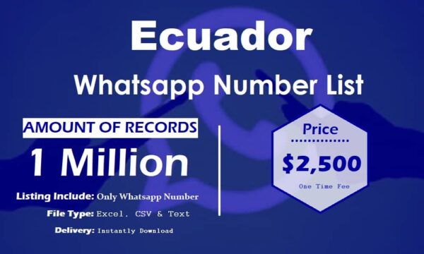 Ecuador WhatsApp Analytics Data 1 Million