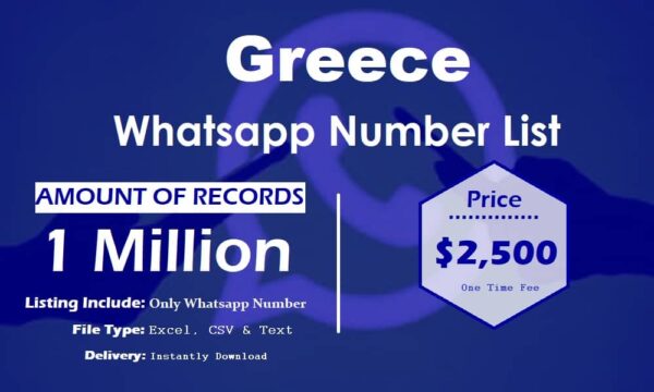 Greece WhatsApp Analytics Data 1 Million