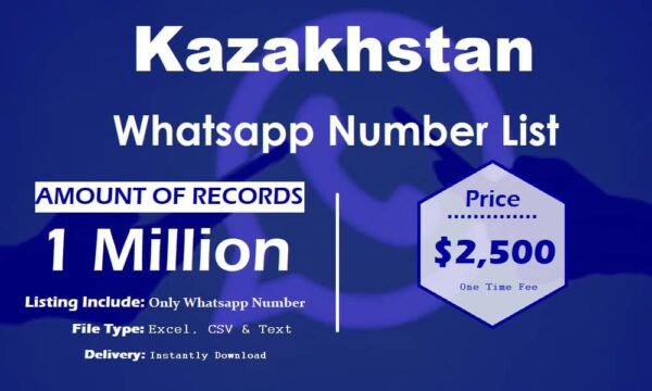 Kazakhstan WhatsApp Analytics Data 5 Million