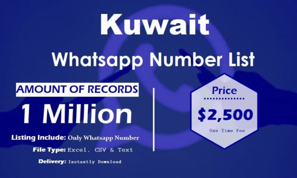 Kuwait WhatsApp Analytics Data 100K