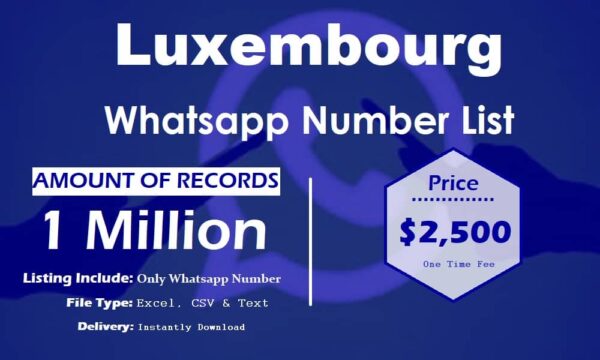 Luxembourg WhatsApp Analytics Data 5 Million