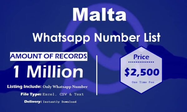 Malta WhatsApp Analytics Data 500K