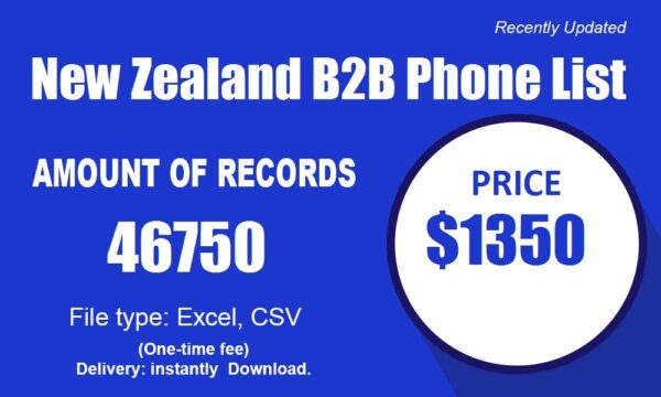 New Zealand B2B Phone Analytics Data