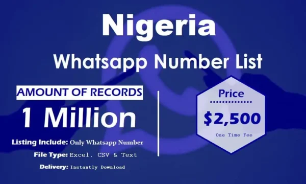 Nigeria WhatsApp Analytics Data 100K