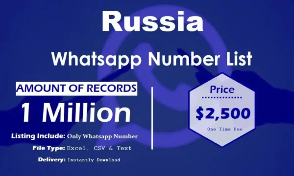 Russia WhatsApp Analytics Data 500K