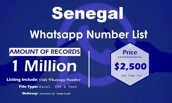 Senegal WhatsApp Analytics Data 5 Million