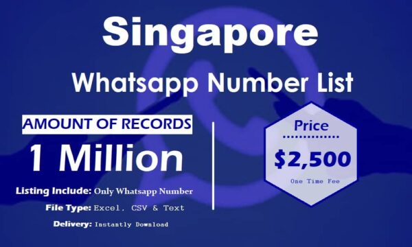 Singapore WhatsApp Analytics Data 5 Million