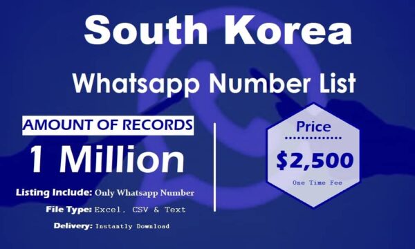 South Korea WhatsApp Analytics Data 5 Million