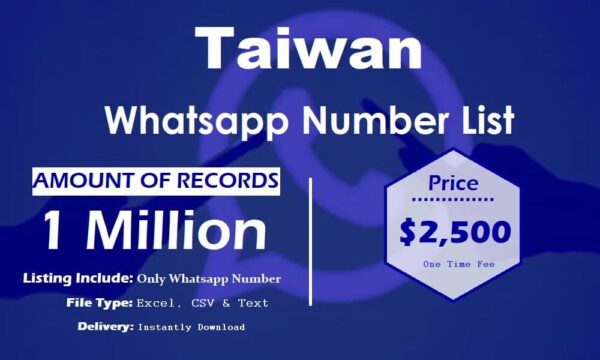 Taiwan WhatsApp Analytics Data 3 Million