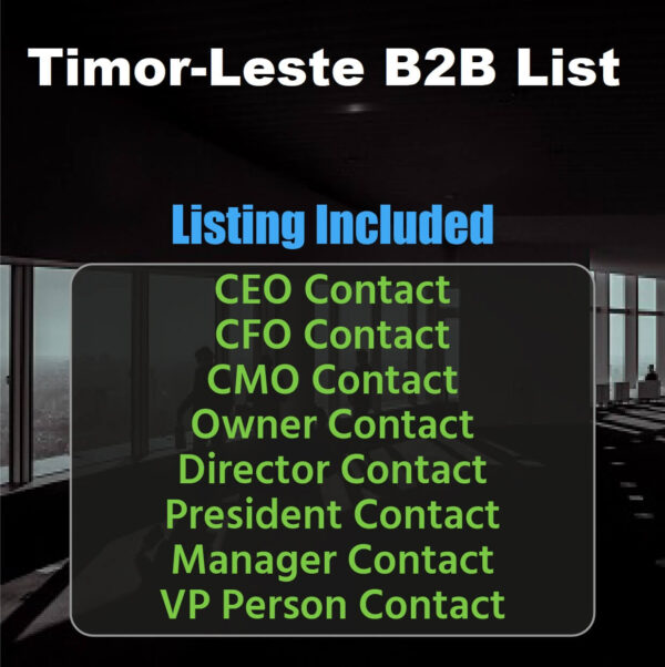 Timor Leste B2B List Small