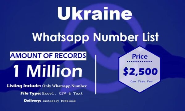 Ukraine WhatsApp Analytics Data 1 Million