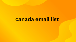 canada email list