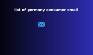 list of germany consumer email