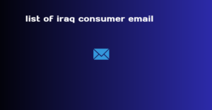 list of iraq consumer email