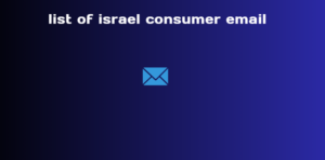 list of israel consumer email