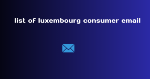 list of luxembourg consumer email